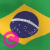 Brasilien-Landesflagge Elgato Streamdeck und Loupedeck animierte GIF-Symbole als Hintergrundbild für Tastenschaltflächen